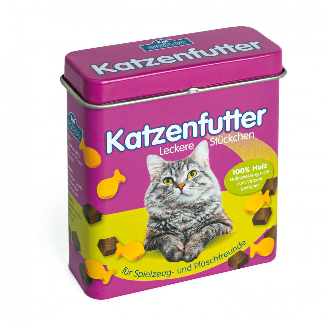Croquettes pour chat en bois rose