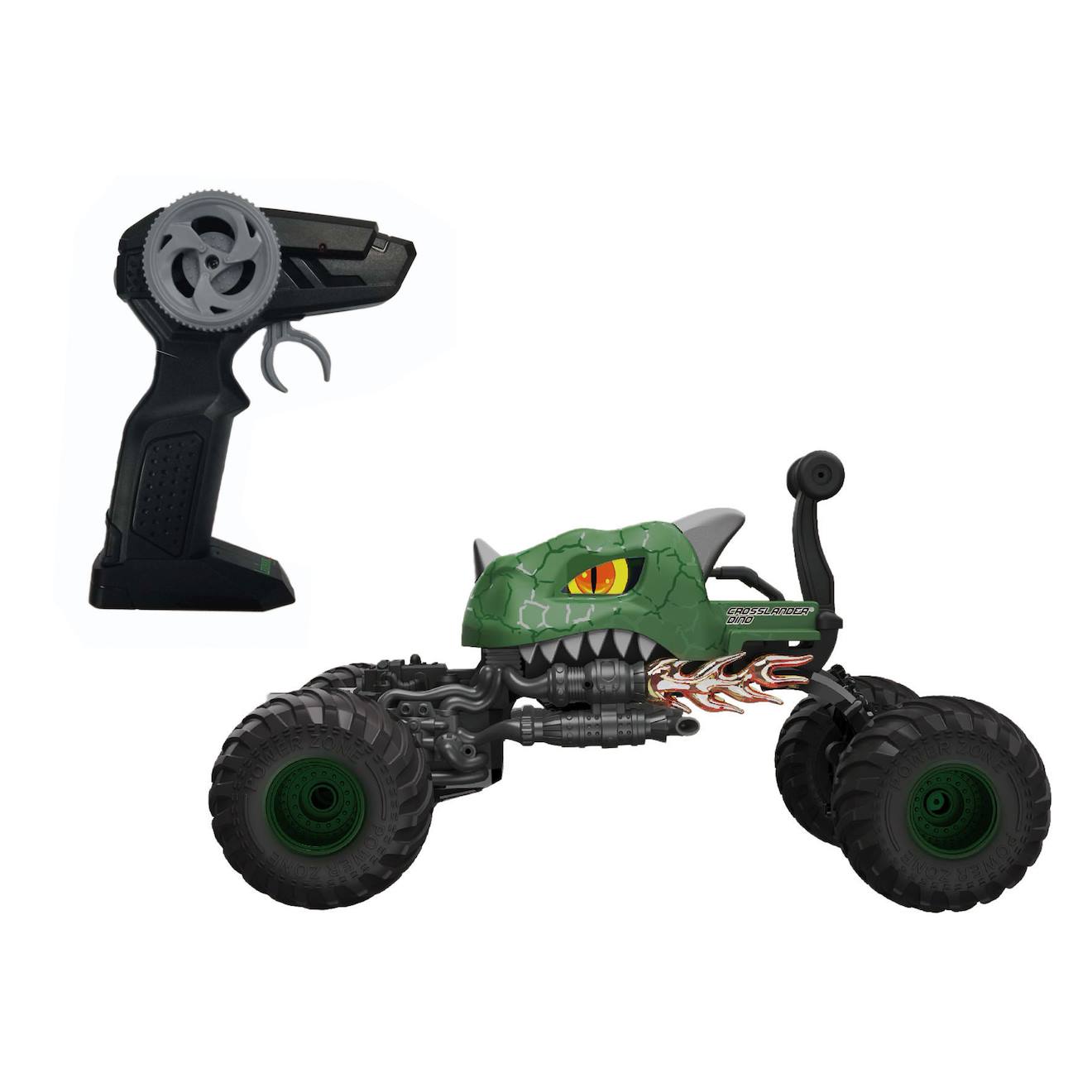Crosslander dino, cabrage rotatif vert