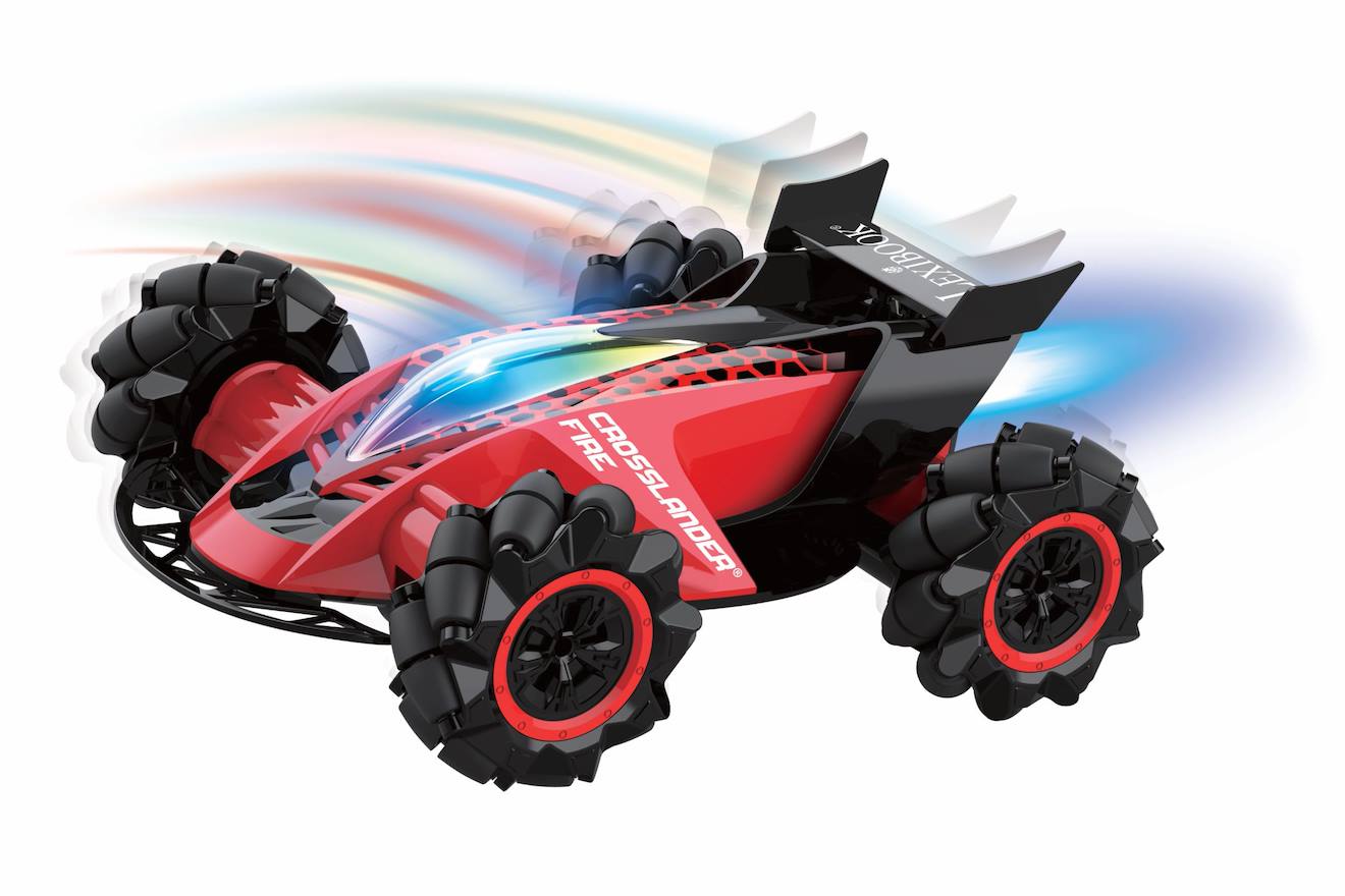 Crosslander fire – voiture télécommandée tout-terrain rechargeable rouge