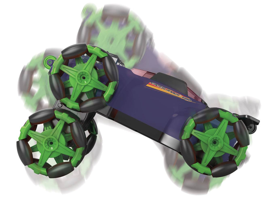 Crosslander flip 6 roues, figures à 360° vert