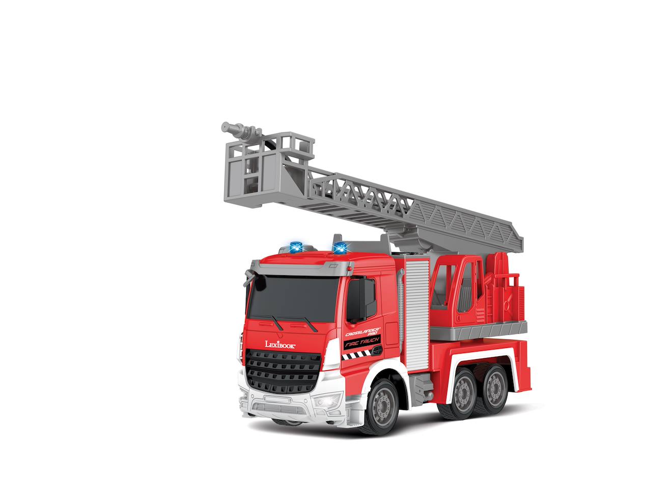 Crosslander pro camion de pompiers télécommandé rouge