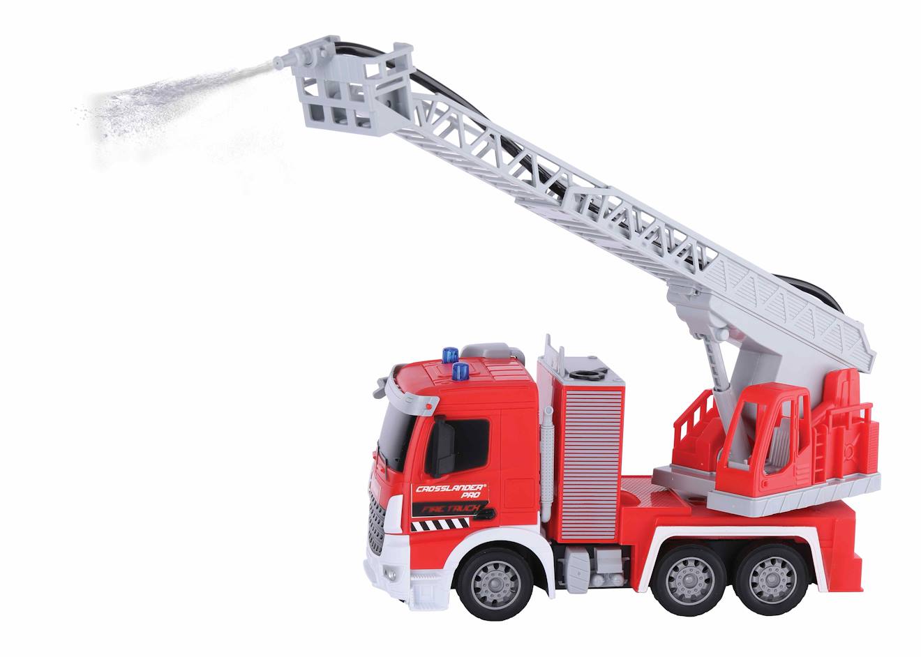 Crosslander pro camion de pompiers télécommandé rouge