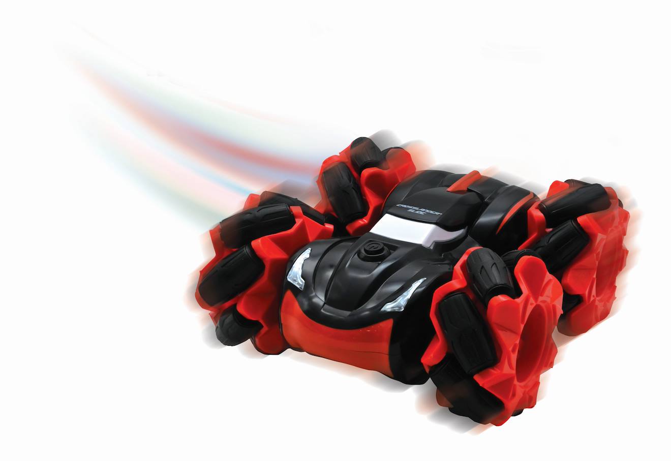 Crosslander slide, double face rotation à 360° rouge