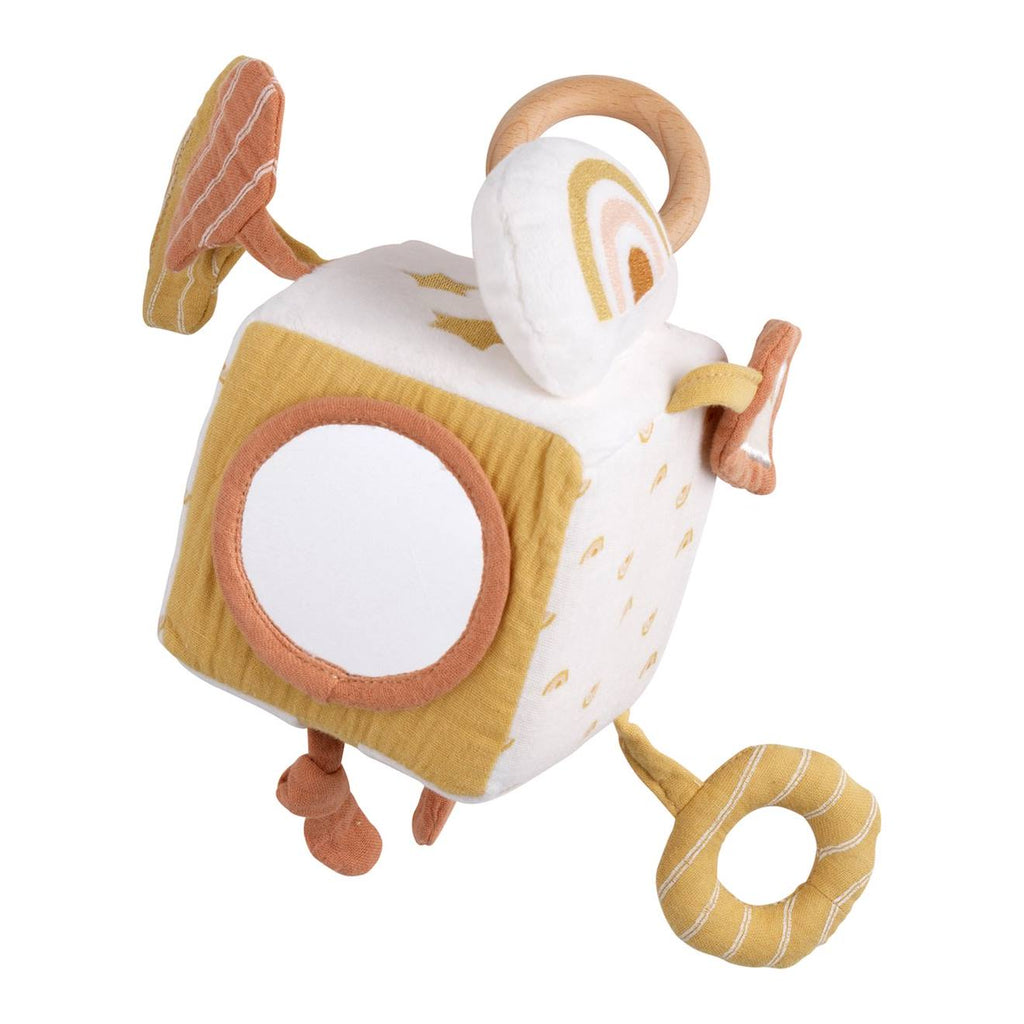 Cube d'activités en coton - sunlight blanc