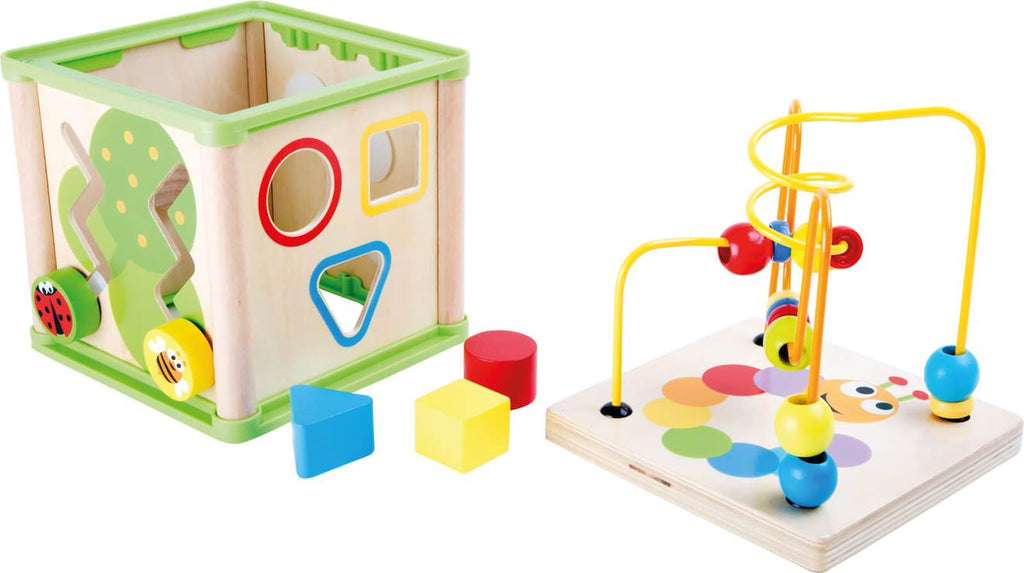 Cube d'activités insectes beige