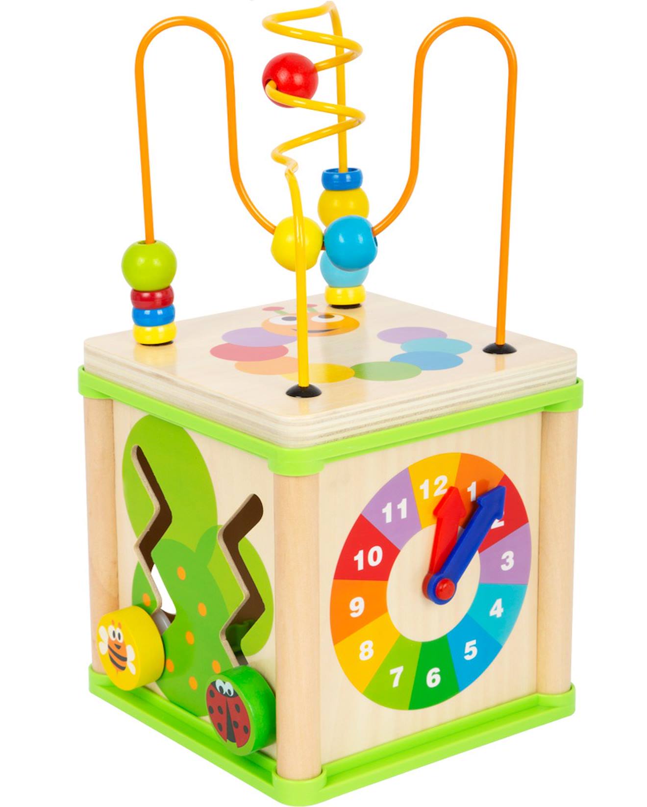 Cube d'activités insectes beige