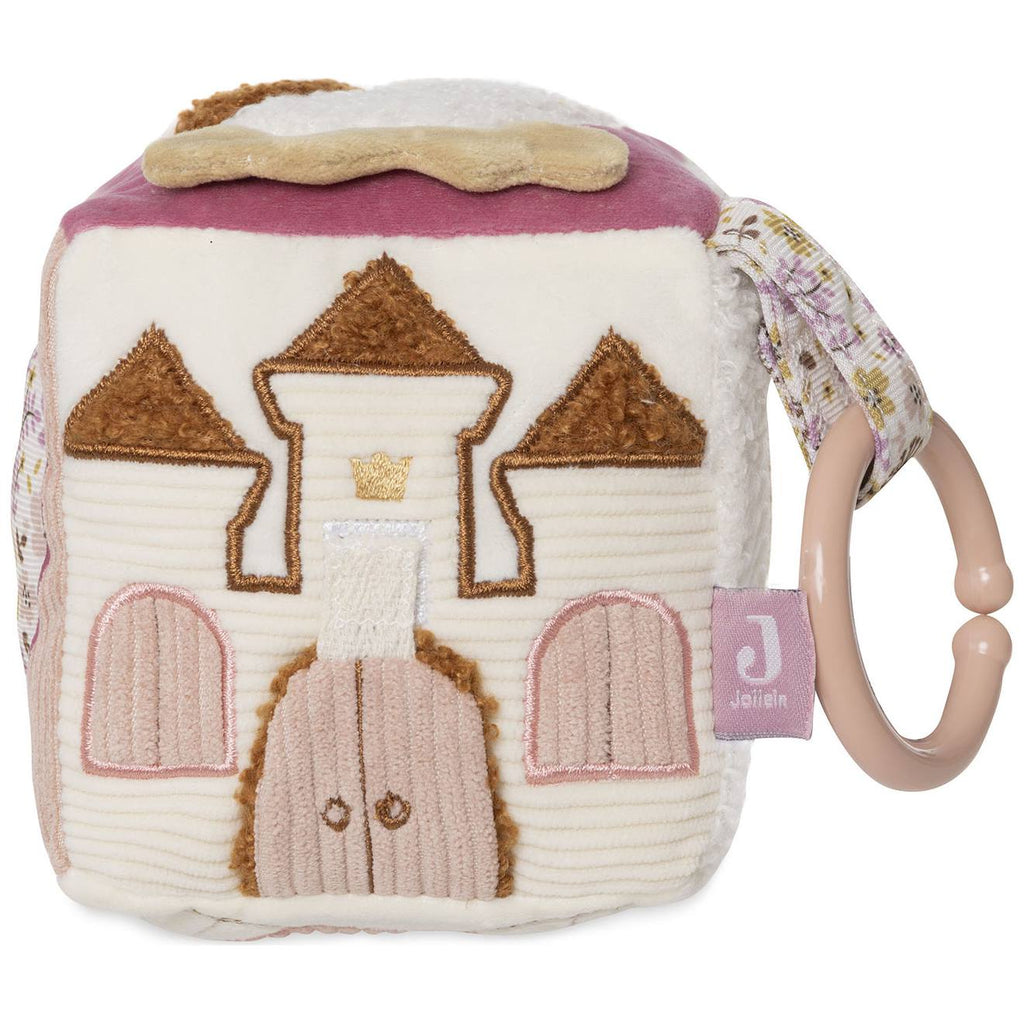 Cube d'activités spring garden blanc, rose, marron