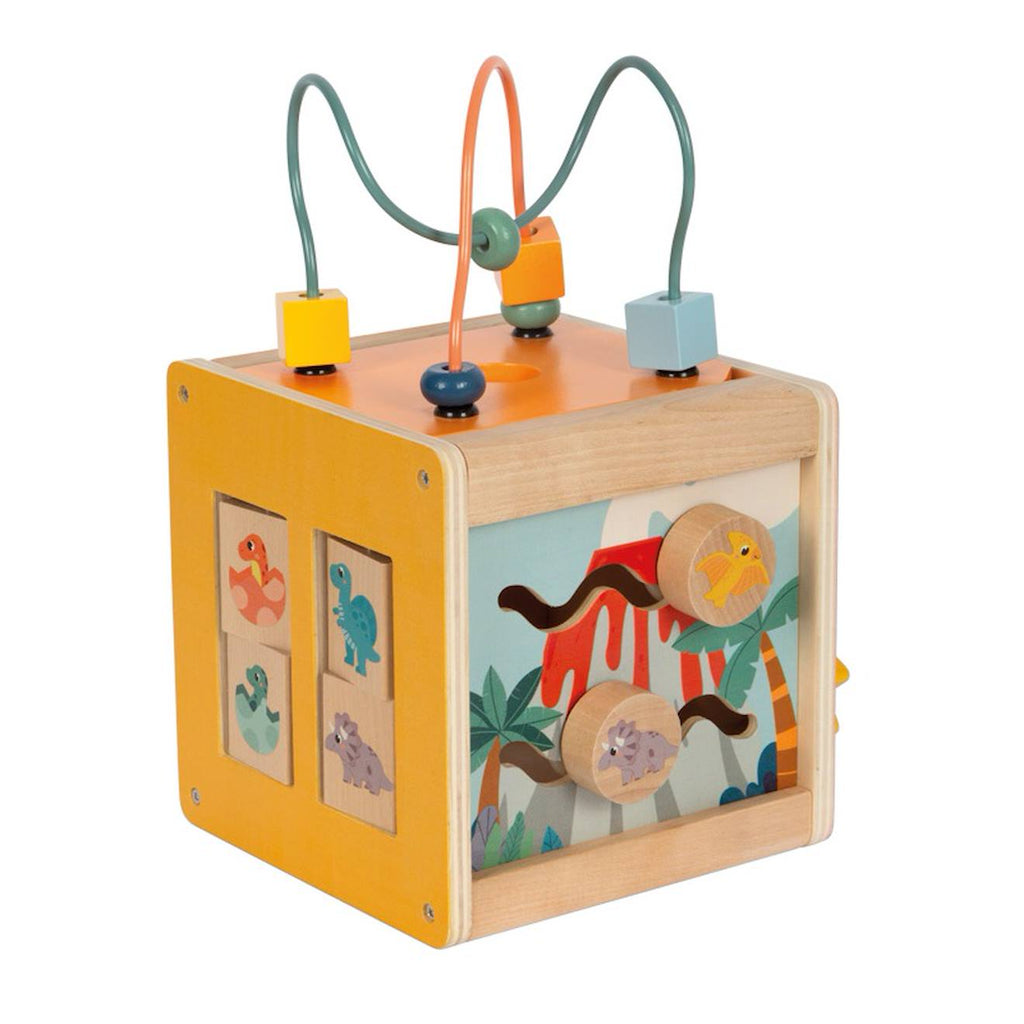 Cube de motricité dino orange