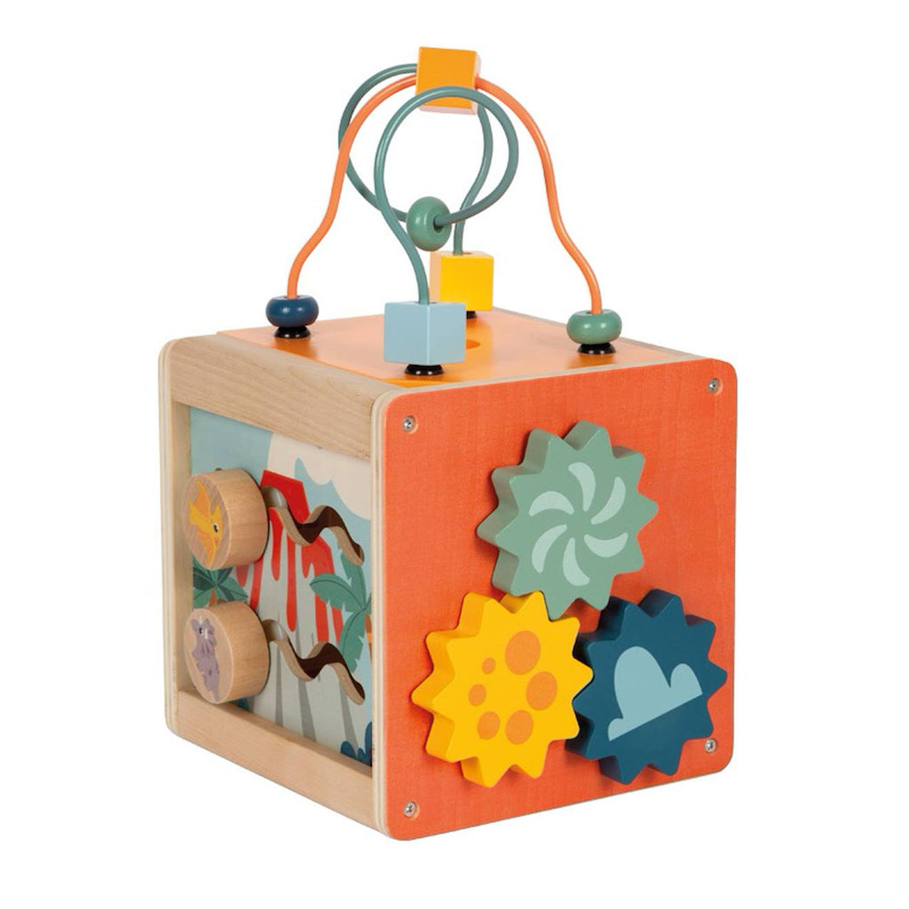 Cube de motricité dino orange