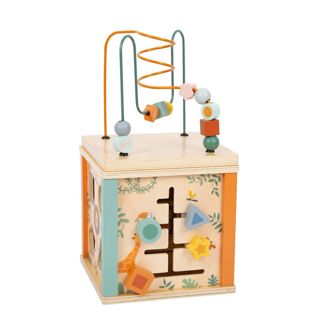 Cube de motricité safari beige