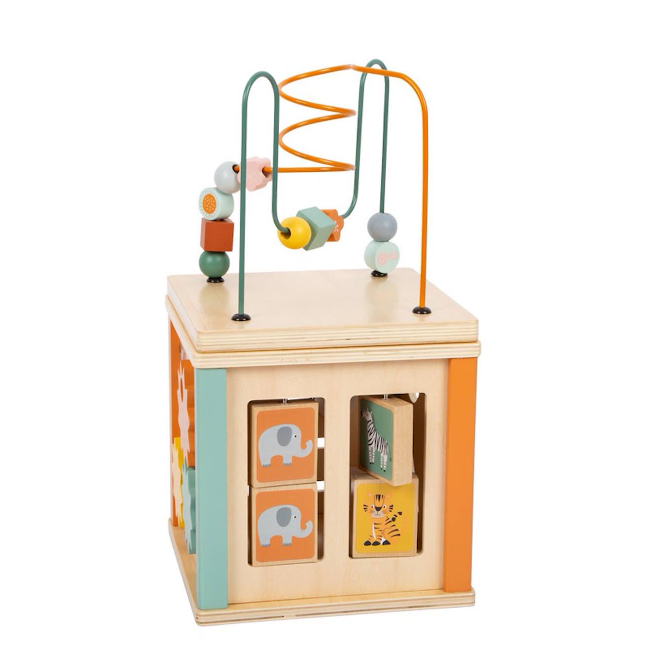 Cube de motricité safari beige