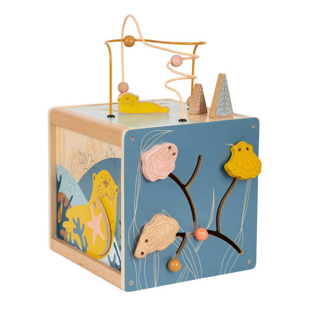 Cube de motricité seaside bleu
