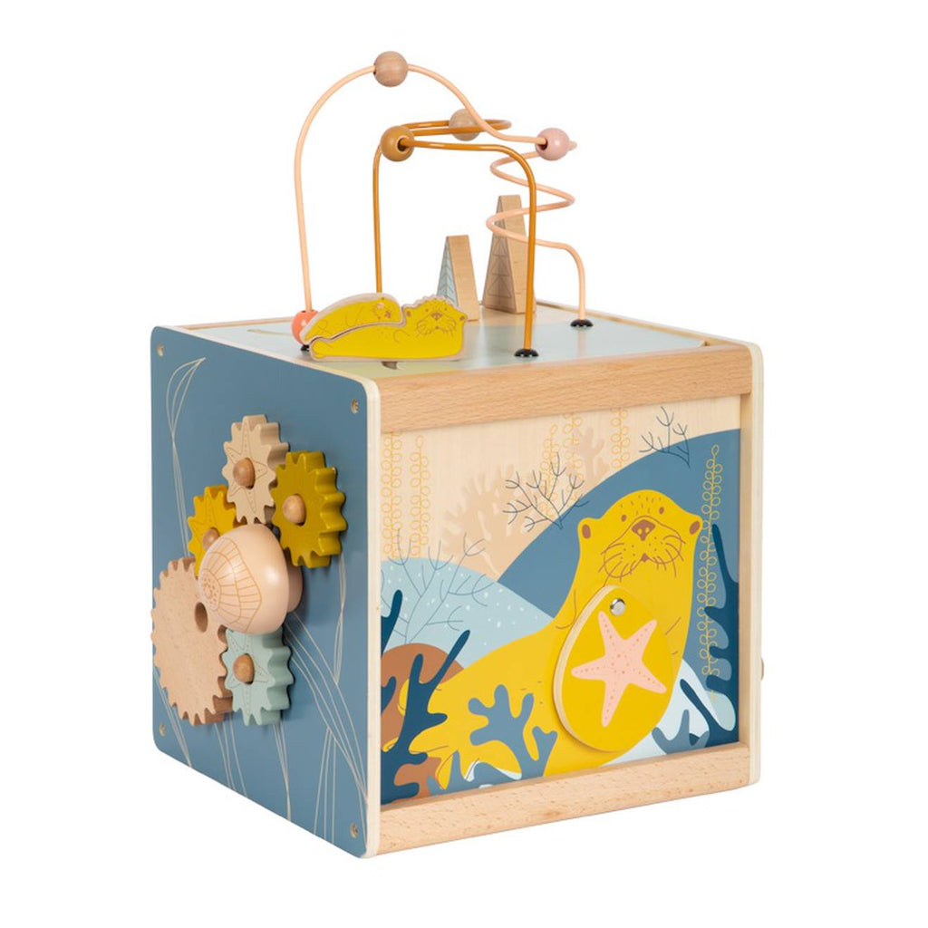 Cube de motricité seaside bleu