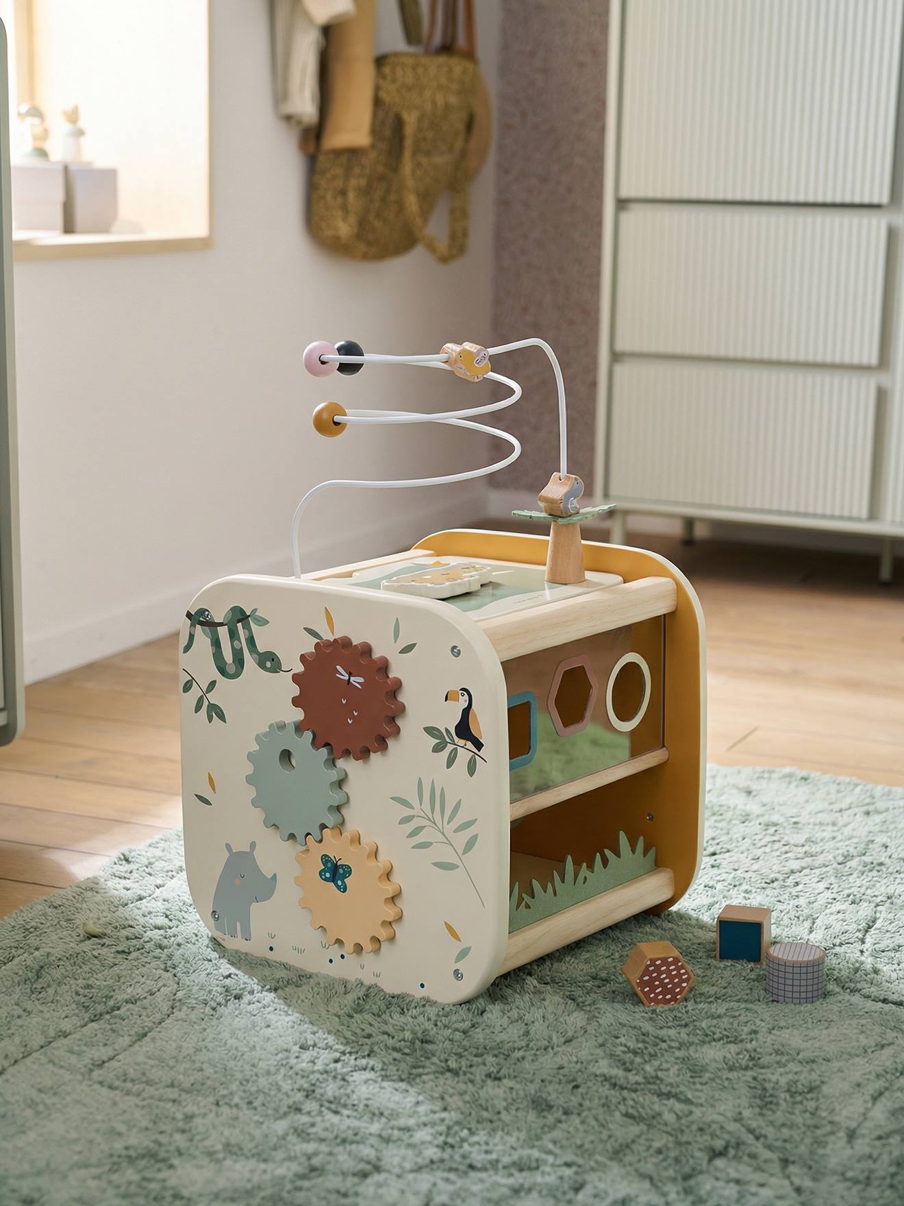 Cube multi-activités en bois FSC tanzanie