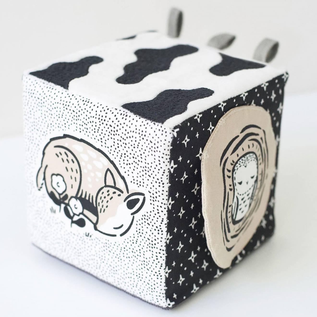 Cube sensoriel animaux multi-coloured