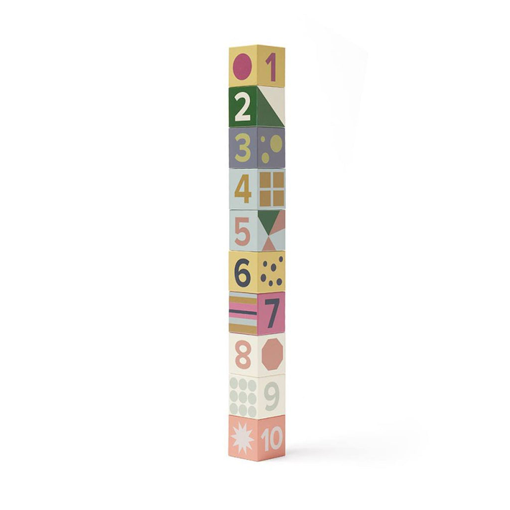 Cubes bois 10 pièces edvin multicolore