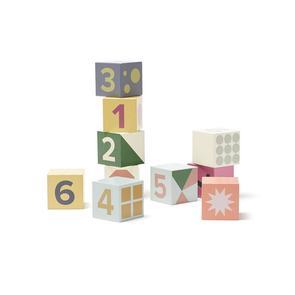 Cubes bois 10 pièces edvin multicolore