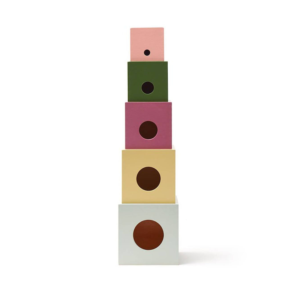 Cubes bois 5 pièces edvin multicolore