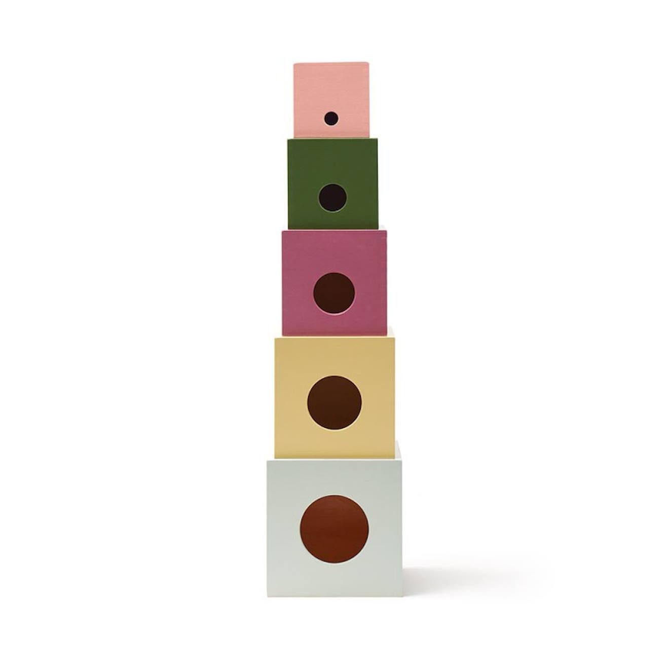 Cubes bois 5 pièces edvin multicolore