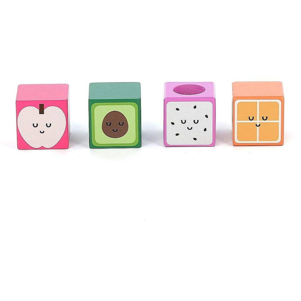 Cubes sonores fruits andy westface orange