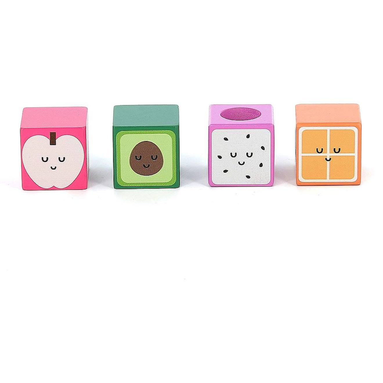 Cubes sonores fruits andy westface orange