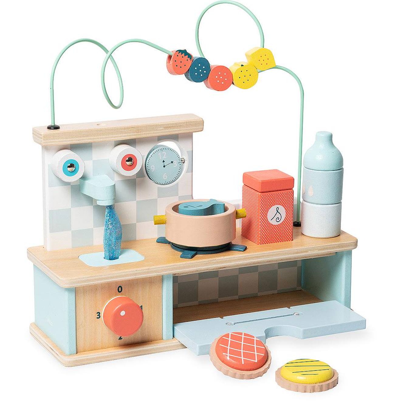 Cuisine d'éveil multi-activités bleu