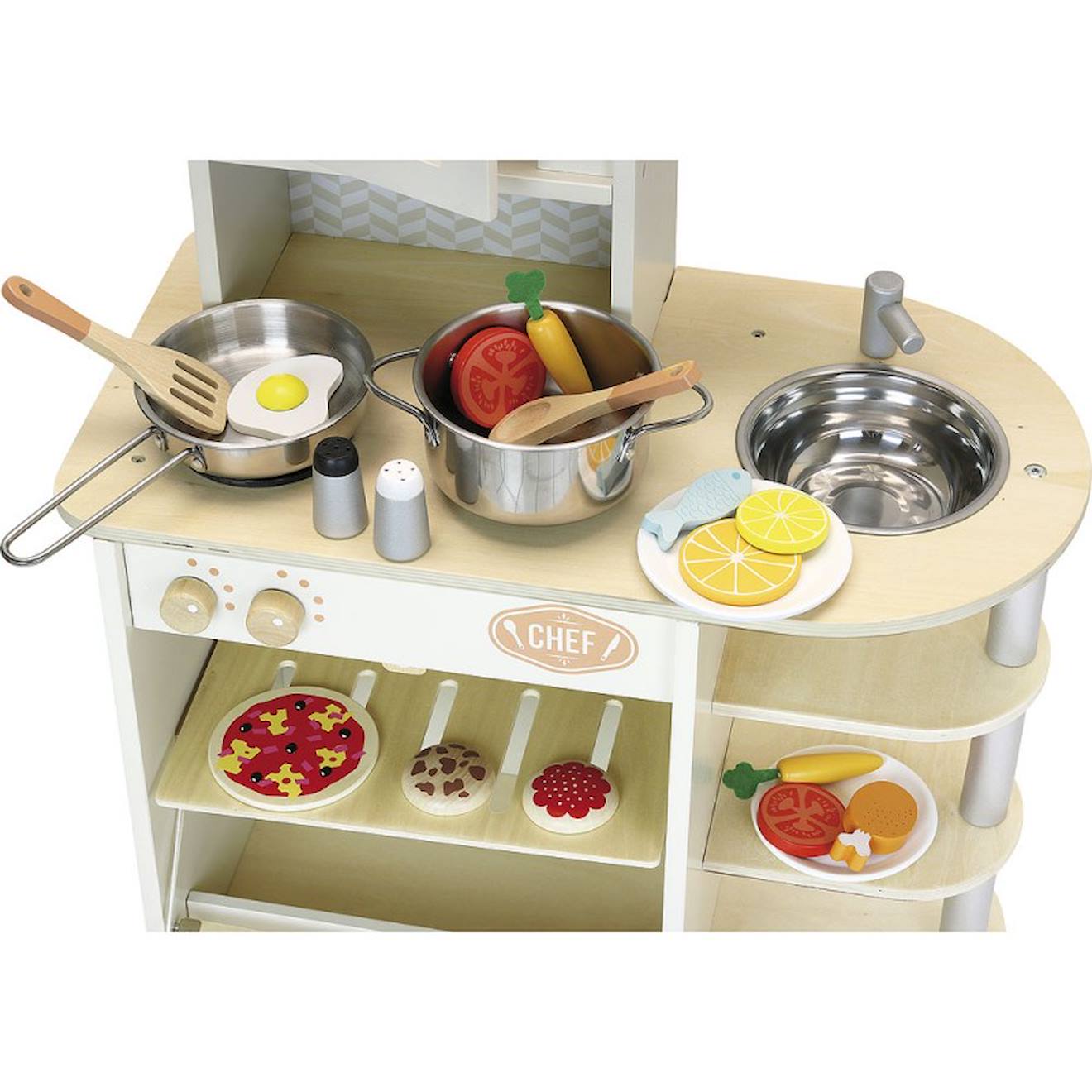 Cuisine du chef beige