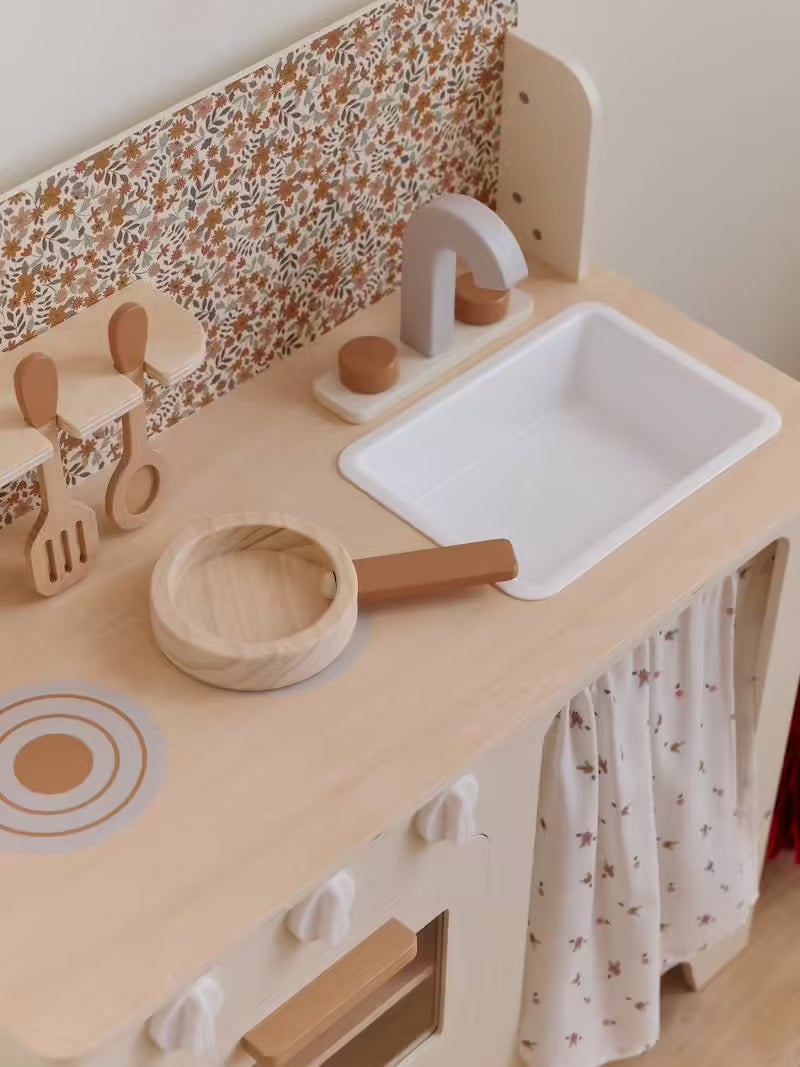 Cuisine en bois écru - Vertbaudet