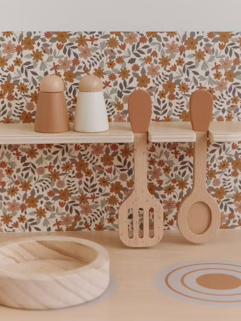 Cuisine en bois écru - Vertbaudet