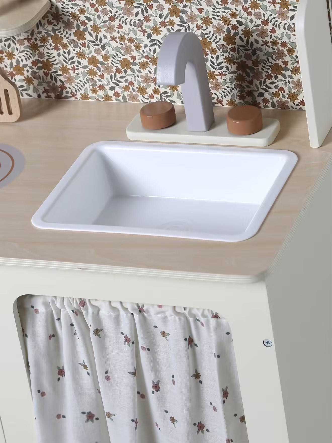 Cuisine en bois écru - Vertbaudet