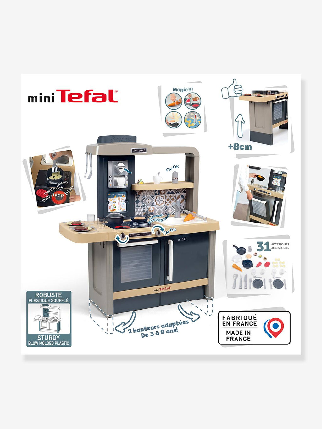Cuisine évolutive tefal - gris