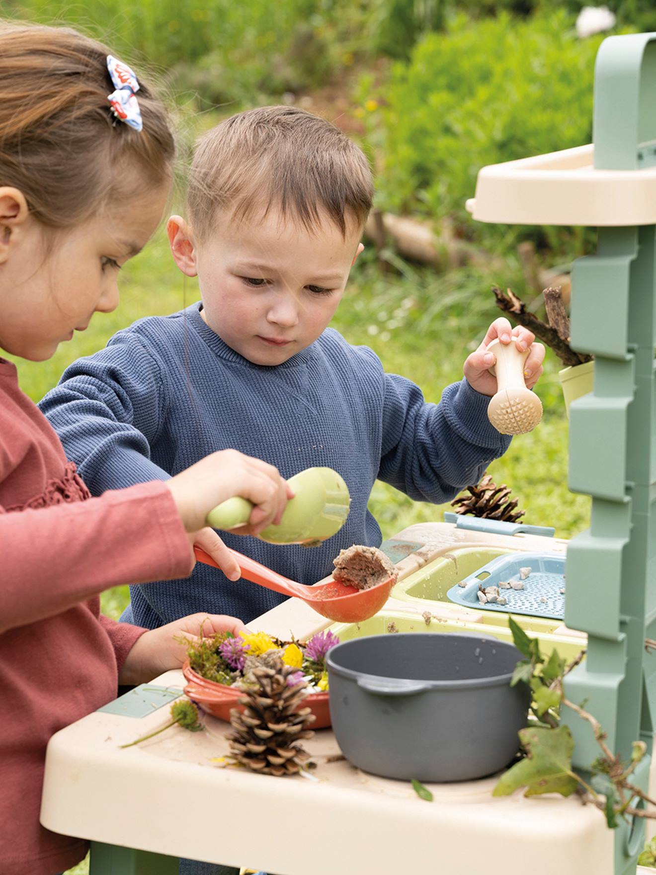 Cuisine mud kitchen multicolore