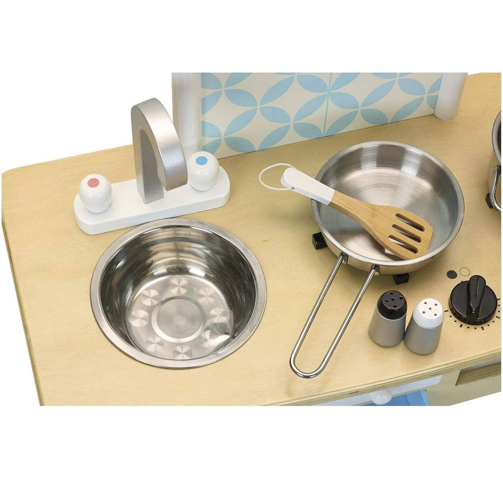 Cuisine vintage bleu