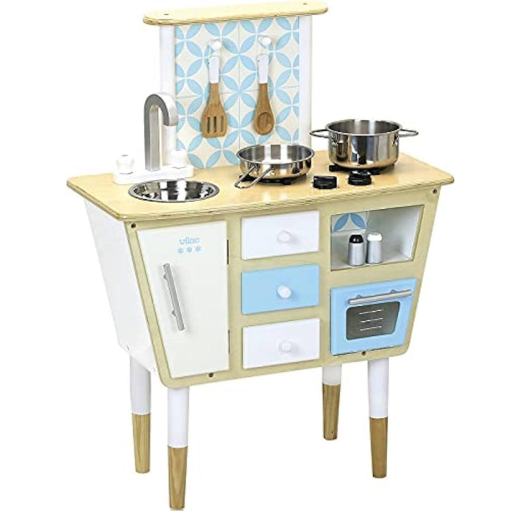 Cuisine vintage bleu