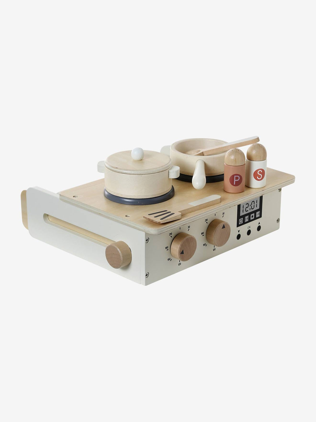 Cuisinette en bois FSC à poser écru