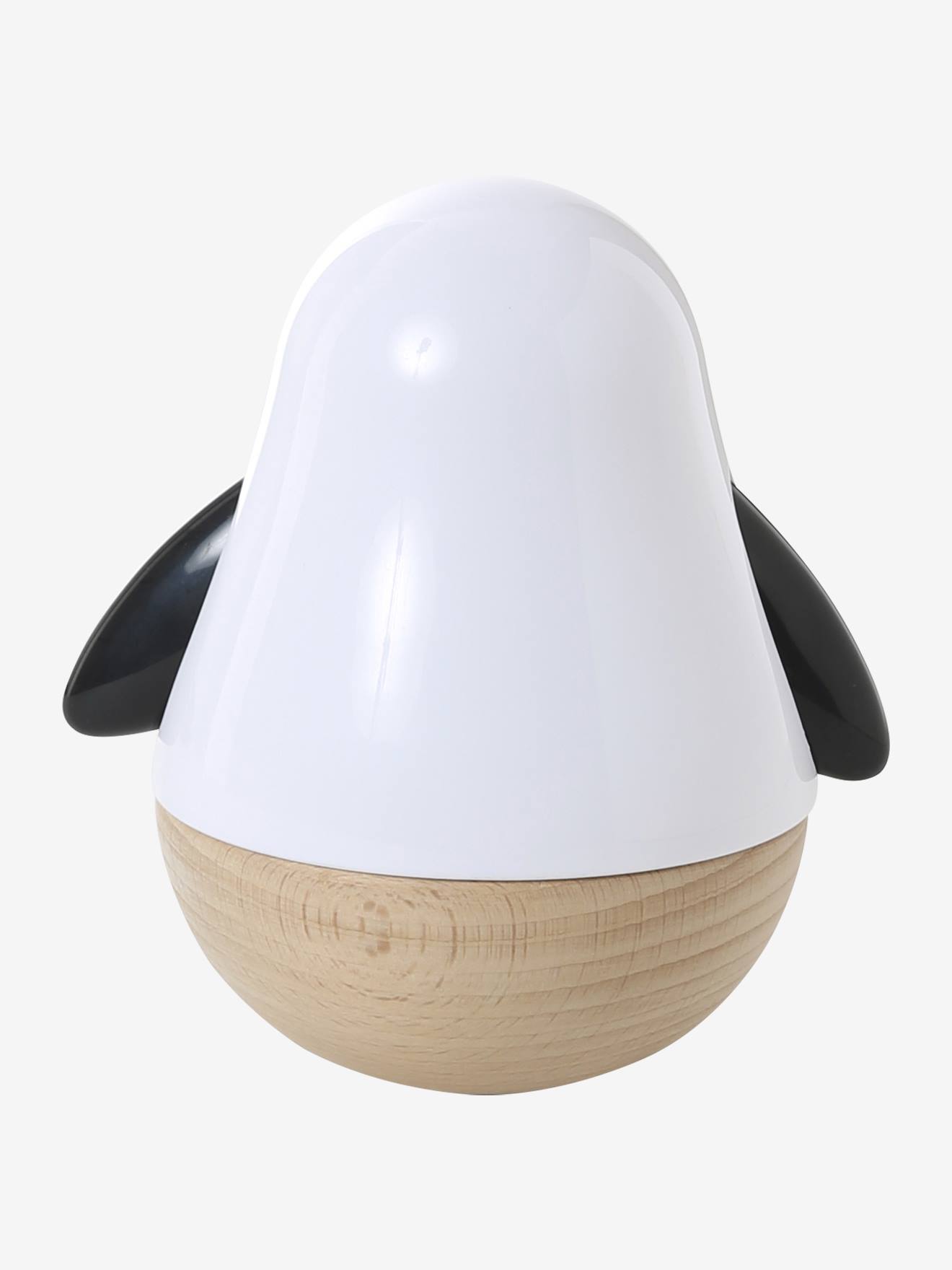 Culbuto musical panda tanzanie en bois FSC blanc