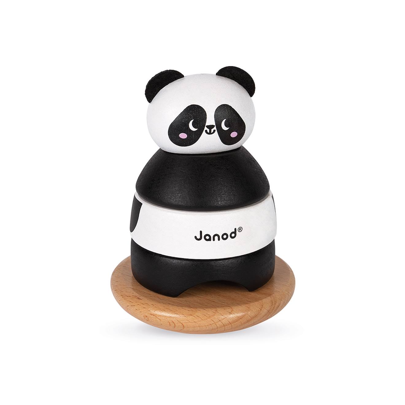 Culbuto panda noir