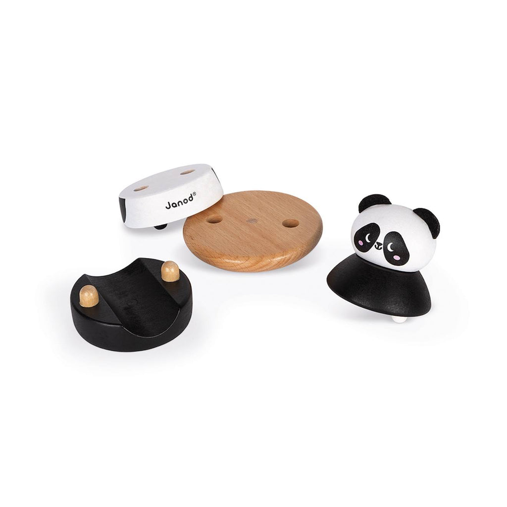 Culbuto panda noir