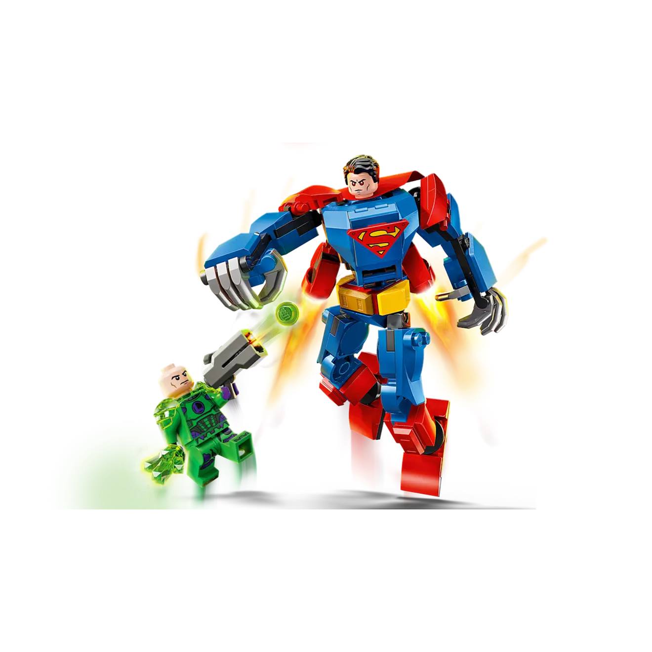 Dc le robot de superman™ contre lex luthor™ 76302 multicolore
