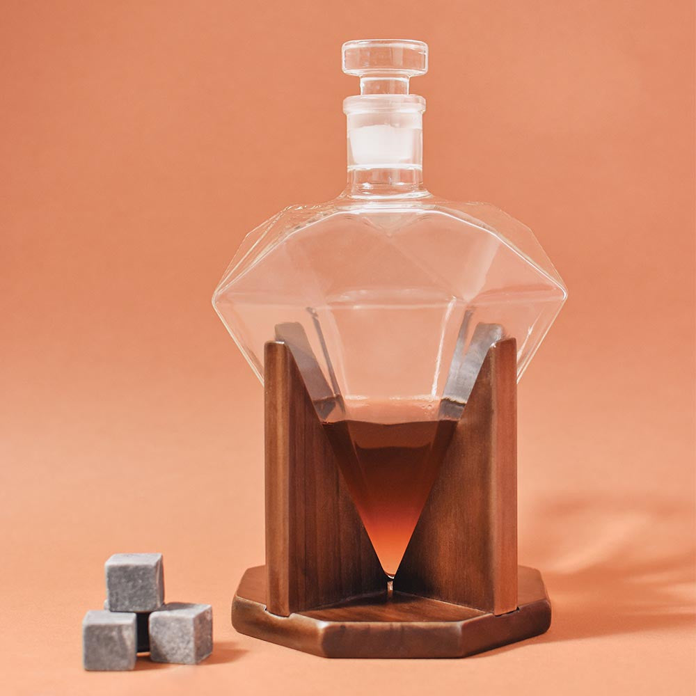 Décanteur Diamant Gema 1000ml - Carafe Vin Originale