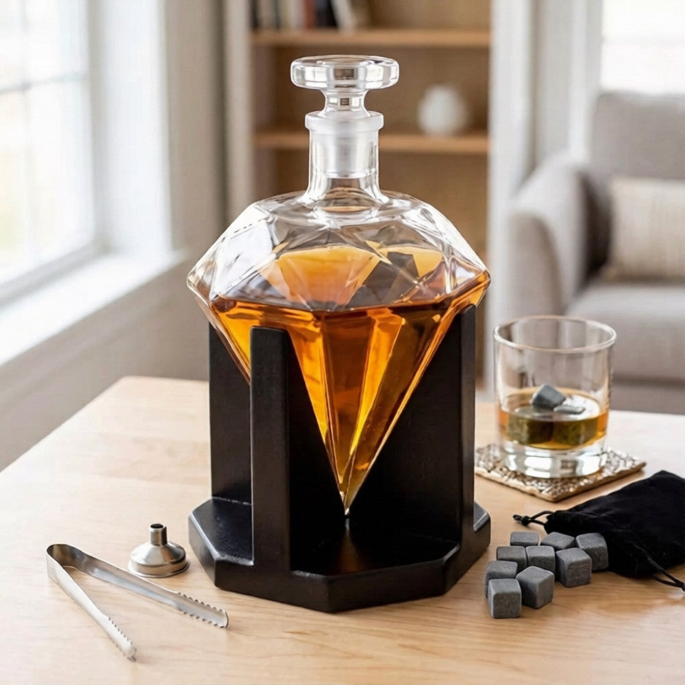 Décanteur Diamant 850ml - Carafe Vin Originale