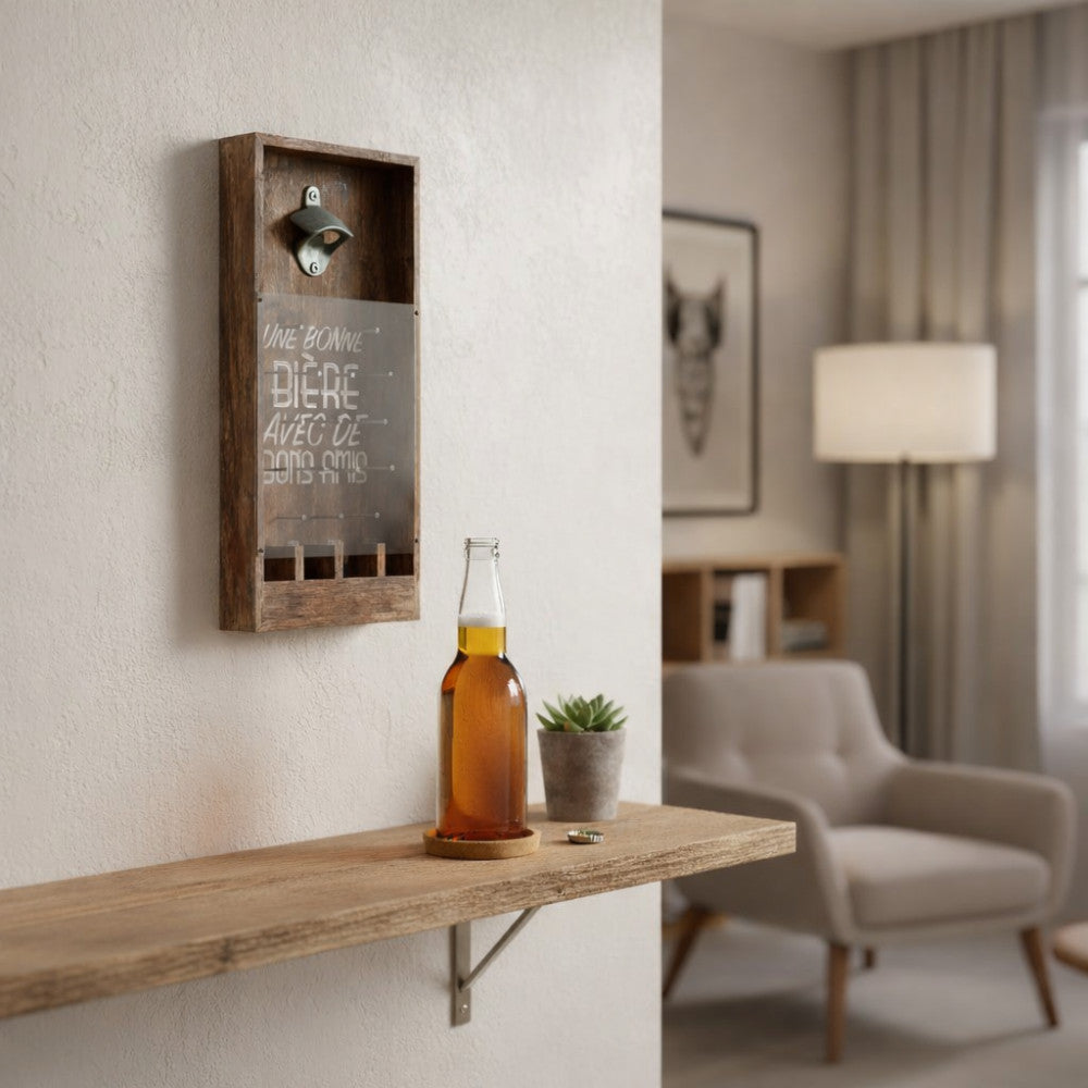 Décapsuleur Mural Jeu à Boire - Accessoire pour la Bière