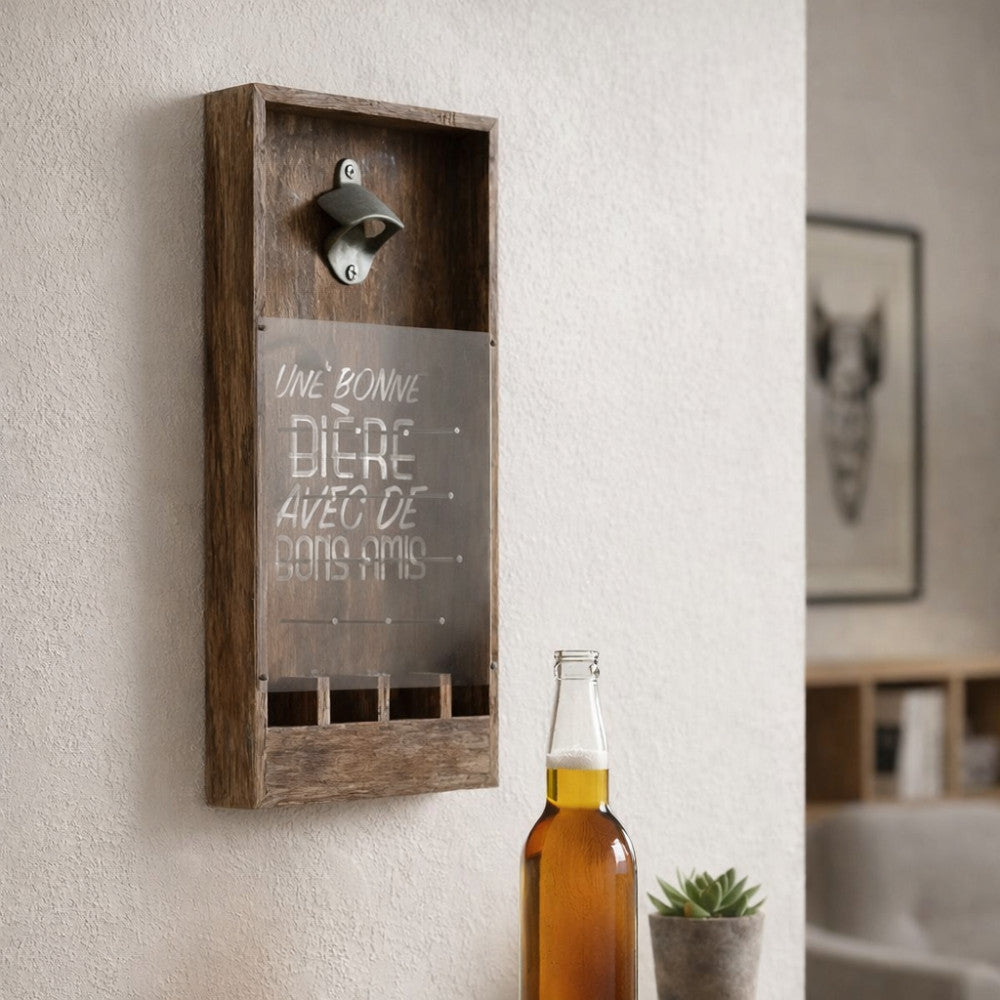 Décapsuleur Mural Jeu à Boire - Accessoire pour la Bière