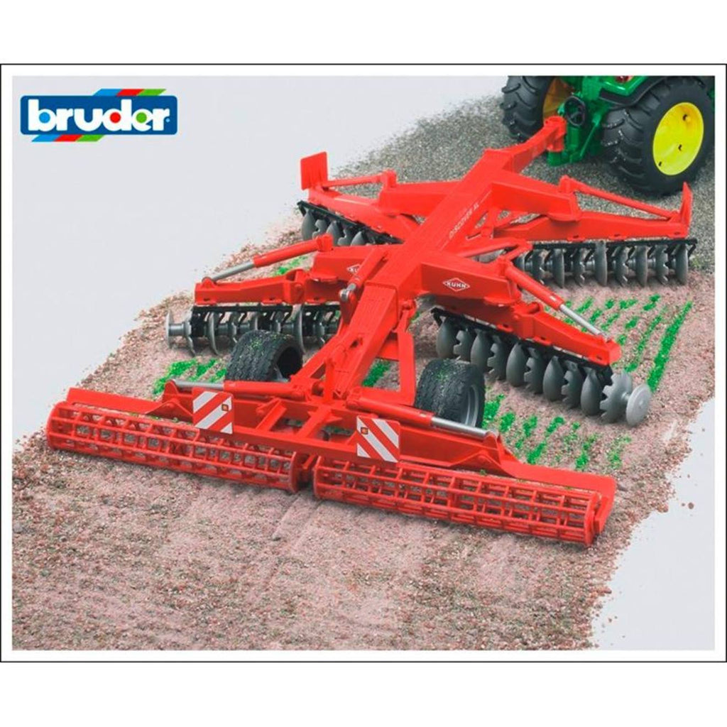 Déchaumeurs à disques kuhn discover XL rouge