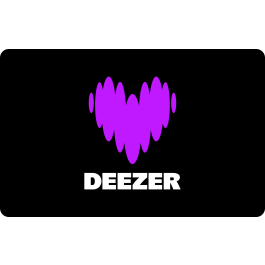 E-carte cadeau Deezer