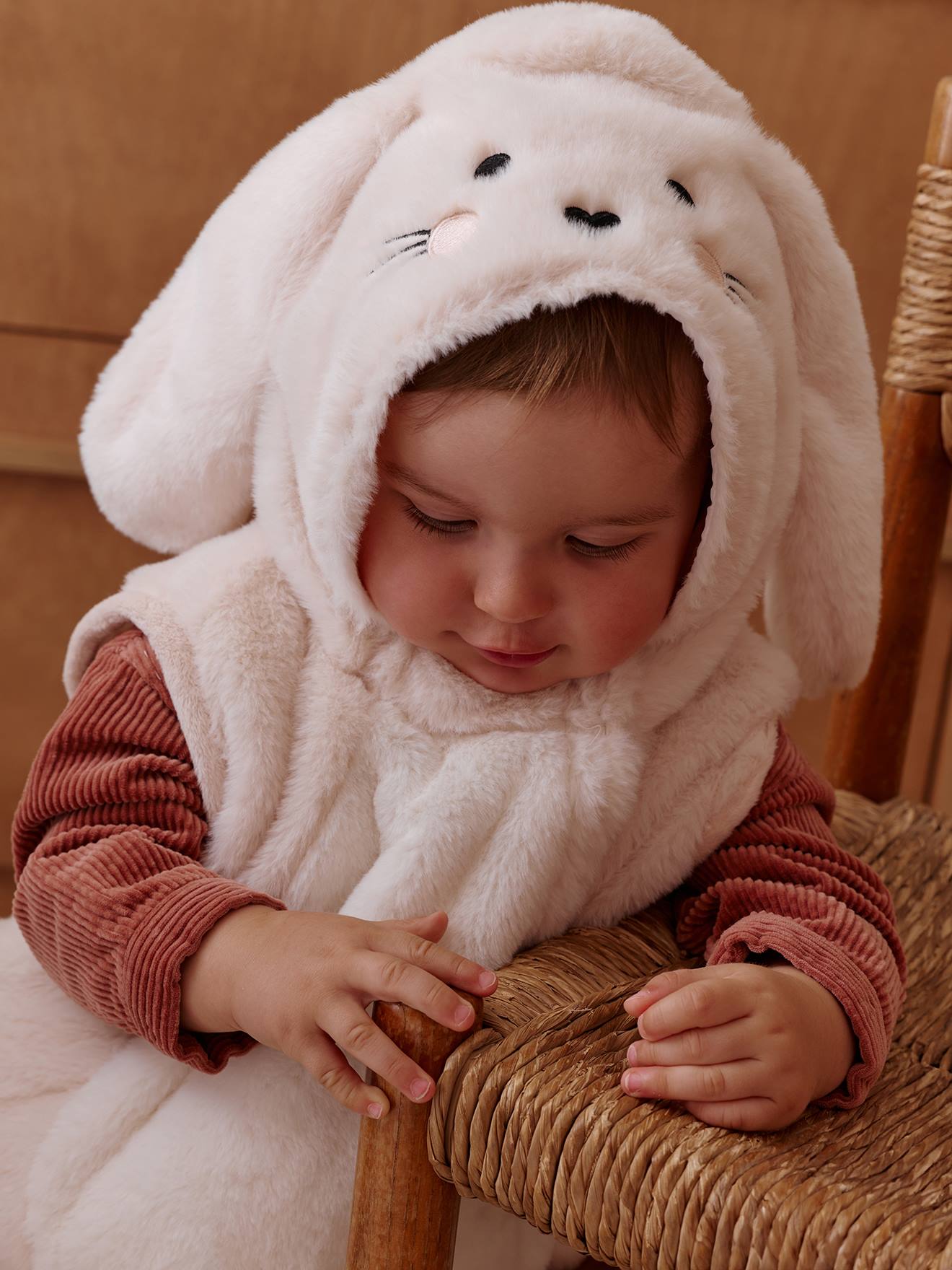 Déguisement bébé lapin blanc