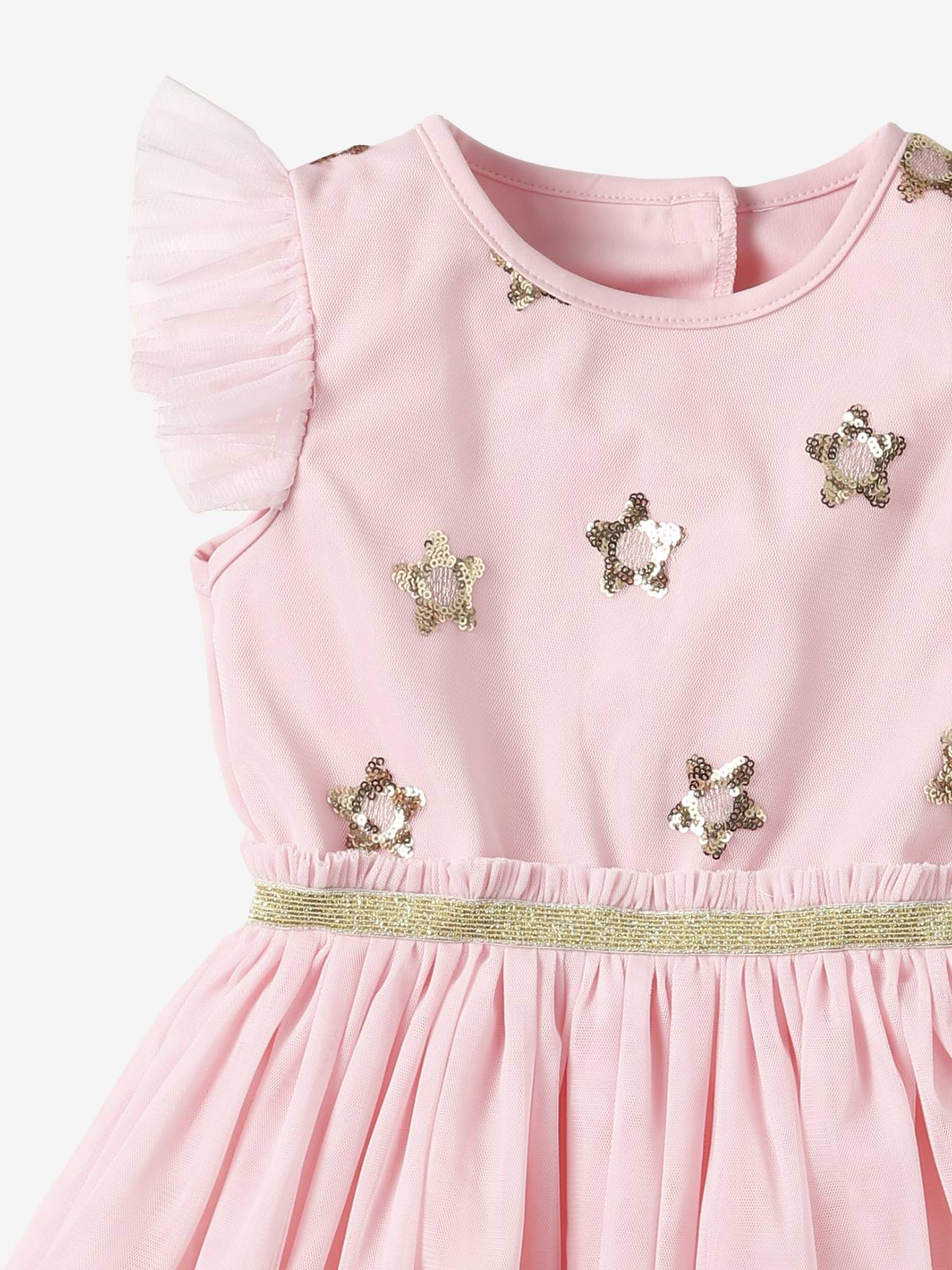 Déguisement de princesse étoiles rose