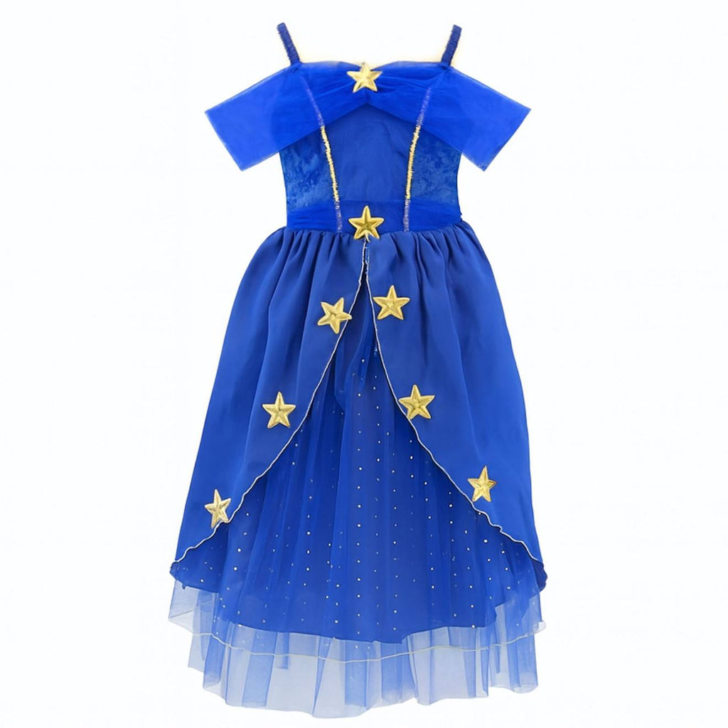 Déguisement enfant – robe de princesse lina bleu