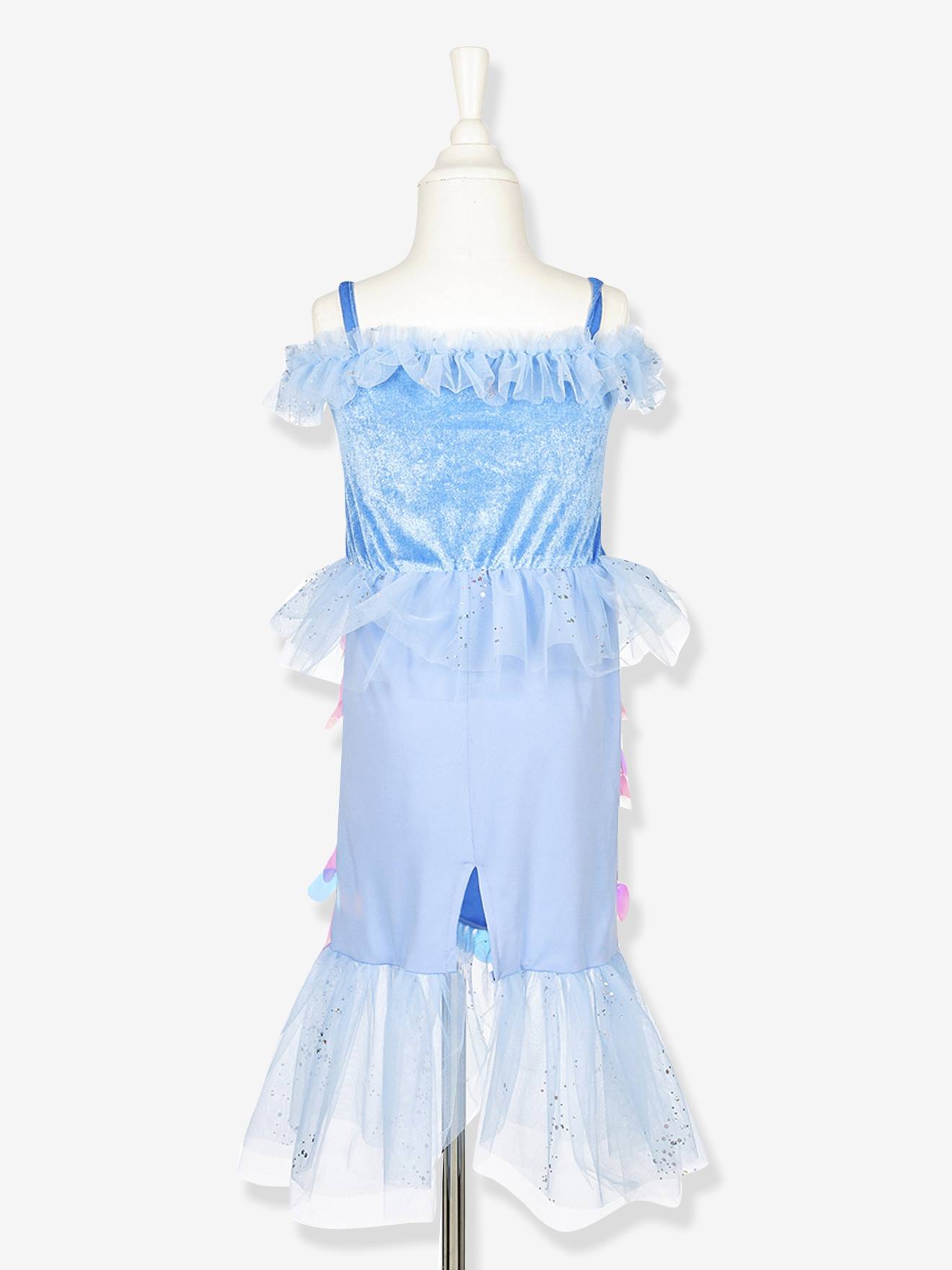 Déguisement lorelie sirène bleu