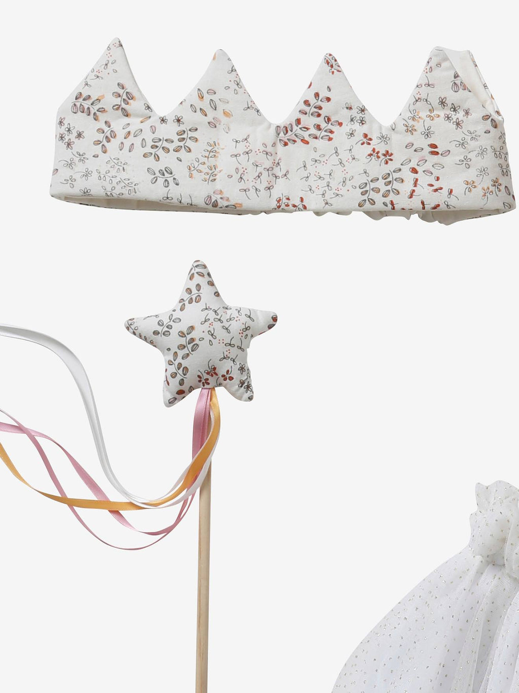 Déguisement panoplie de princesse multicolore